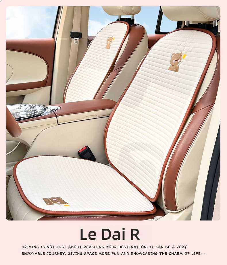 Cute Bear and Rabbit Car Seat Cushion - Soft & Non-Slip | Wholesale & Custom Logo - Image 14