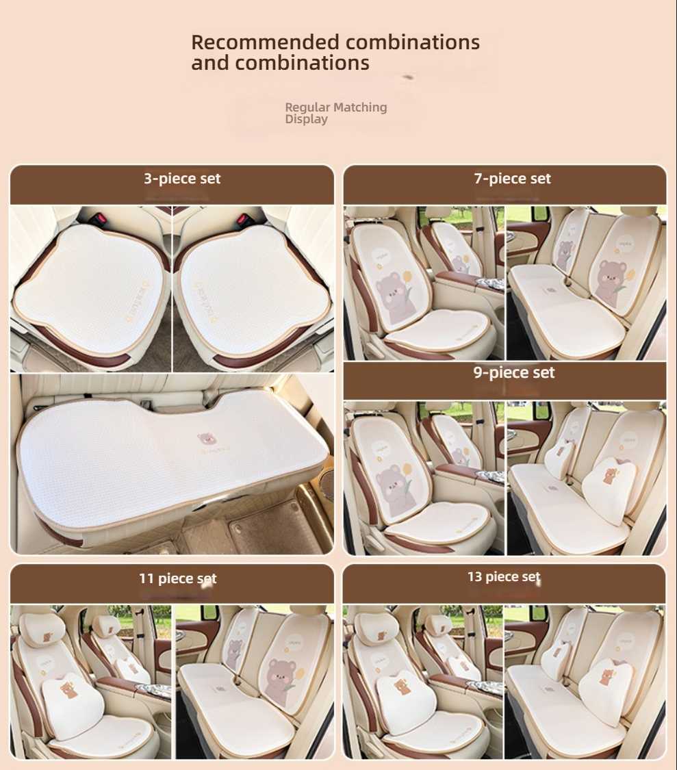 Cotton Linen Car Seat Cushion - Soft & Non-Slip | Wholesale & Custom Logo - Image 2