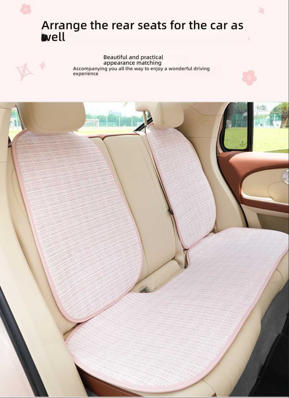 Cotton Linen Car Seat Cushion - Soft & Non-Slip | Wholesale & Custom Logo - Image 7