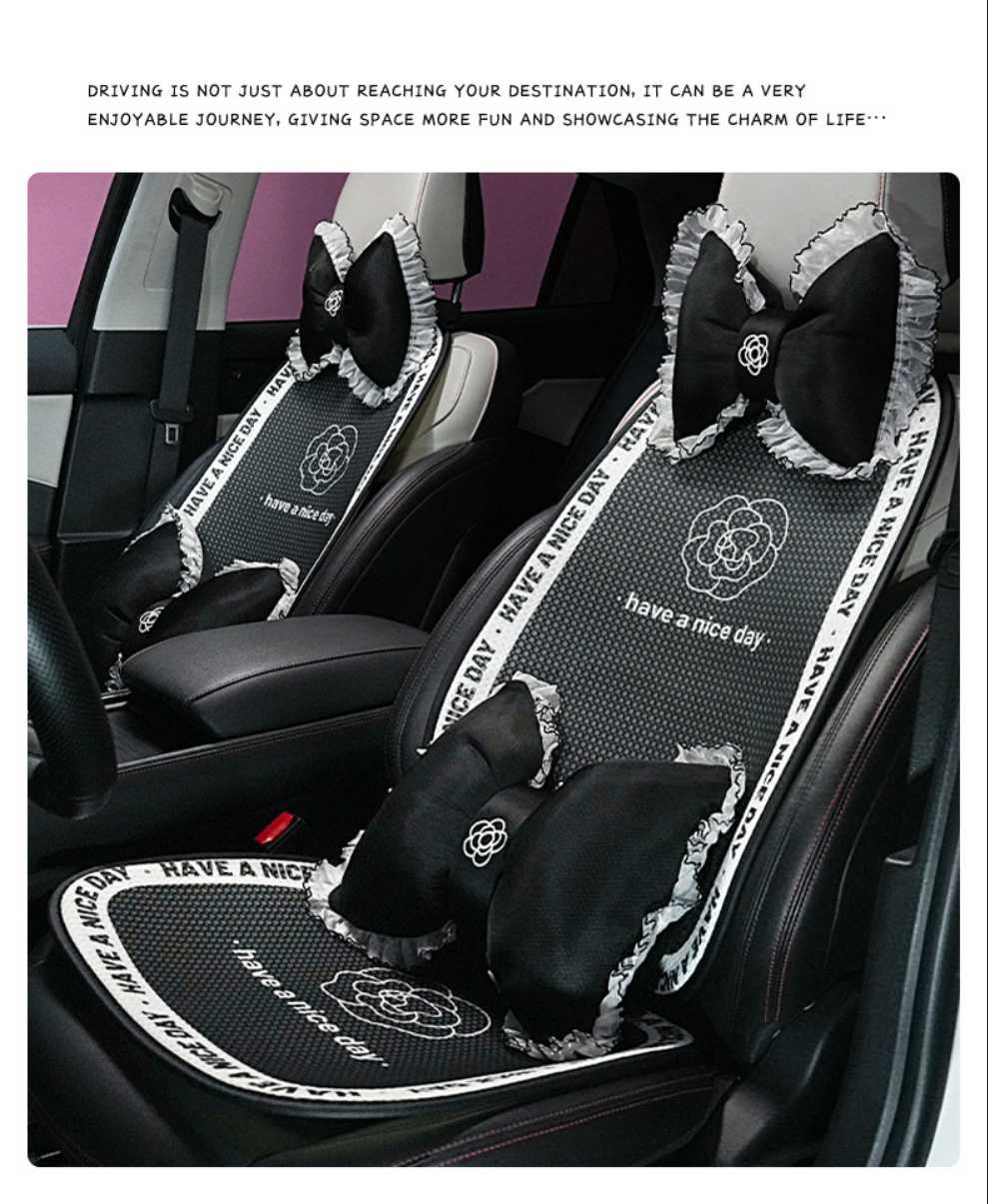 Honeycomb Tea Flower Car Seat Pad - Non-Slip & Comfortable | Wholesale & Custom Logo - Image 12