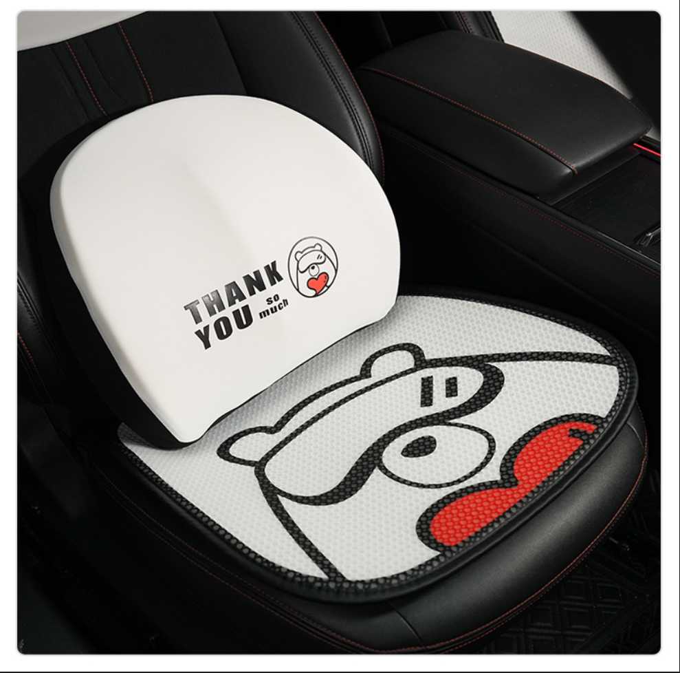 Cute Cartoon Bear Car Seat Cushion - Soft & Breathable | Wholesale & Custom Logo - Image 17