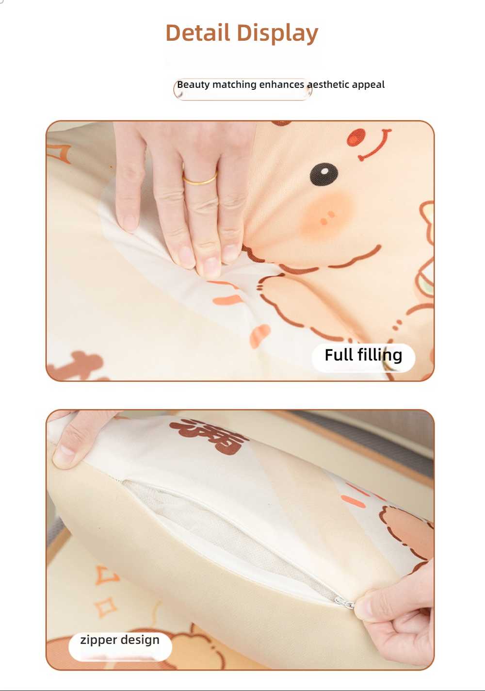 Cute Cartoon Car Seat Cushion - Breathable Comfort | Wholesale & Custom Logo - Image 9