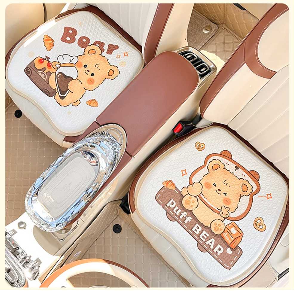 Cute Bear Car Seat Cushion - Soft & Breathable | Wholesale & Custom Logo - Image 15