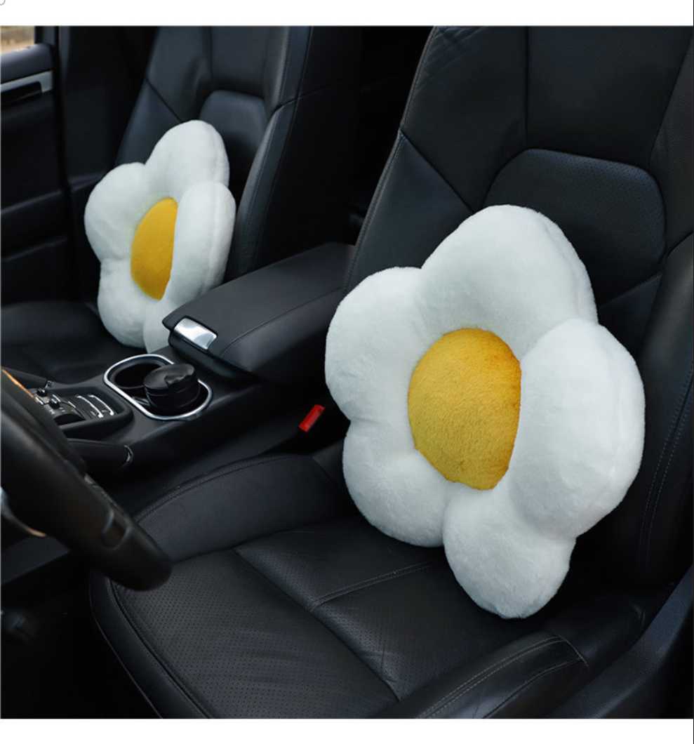 Fluffy Egg Flower Car Seat Cushion - Soft & Warm | Wholesale & Custom Logo - Image 11