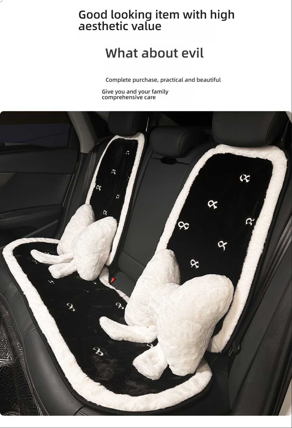 Bow Car Seat Cushion - Soft & Warm | Wholesale & Custom Logo - Image 7