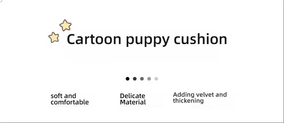 Cute Cartoon Dog Car Seat Cushion - Soft & Warm | Wholesale & Custom Logo - Image 4