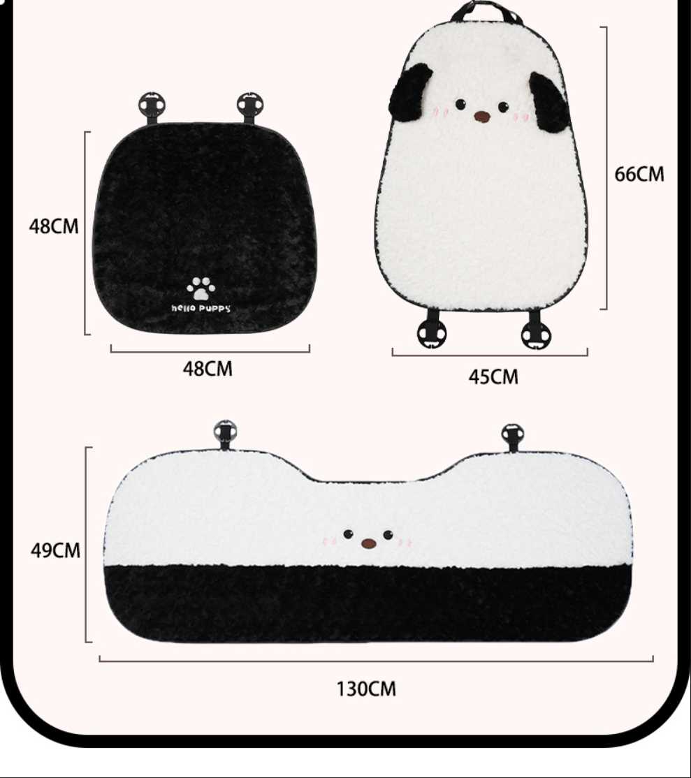 Cute Cartoon Dog Car Seat Cushion - Soft & Warm | Wholesale & Custom Logo - Image 10