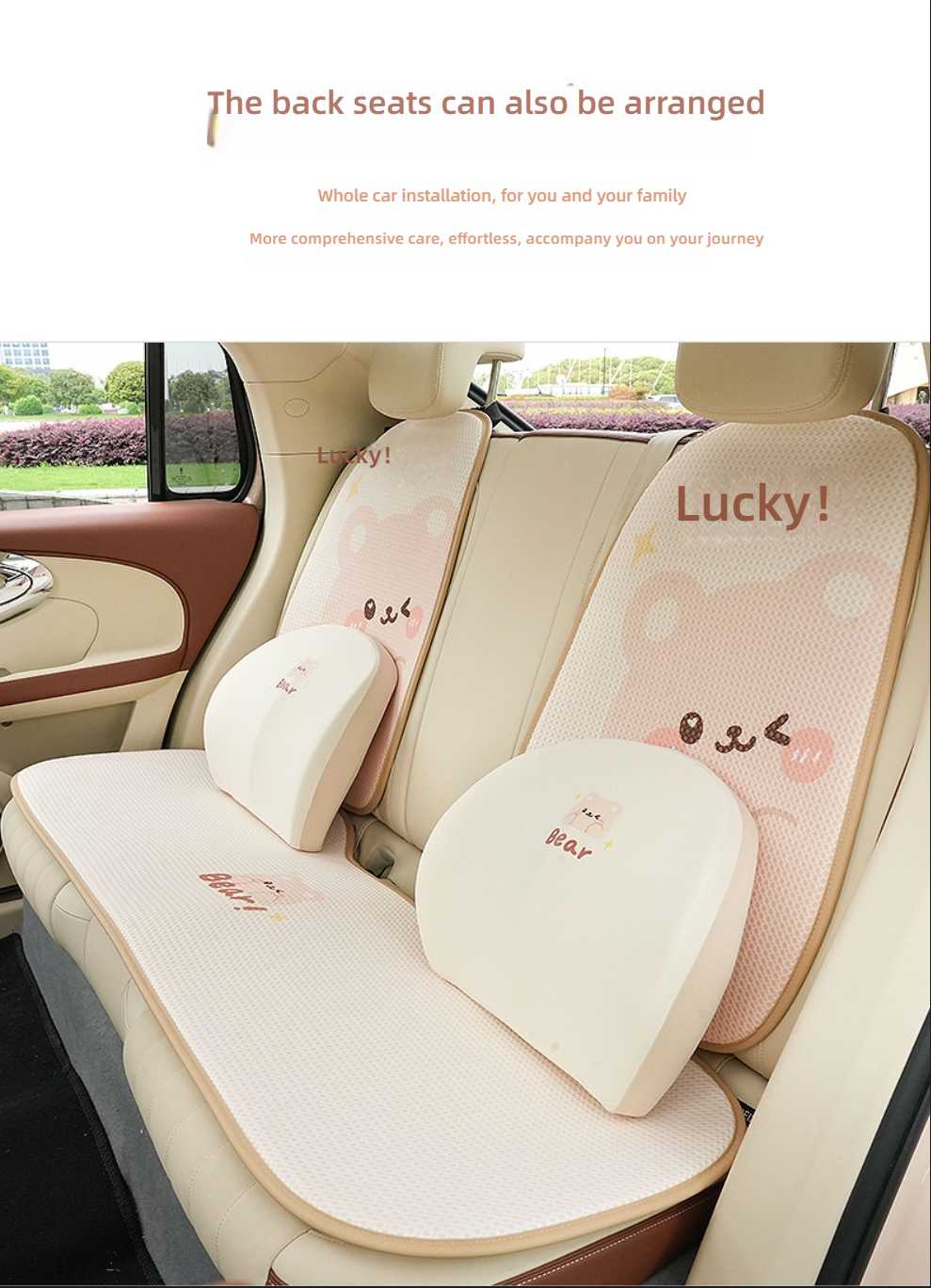Memory Foam Star Bear Car Pillow - Soft & Comfortable | Wholesale & Custom - Image 8