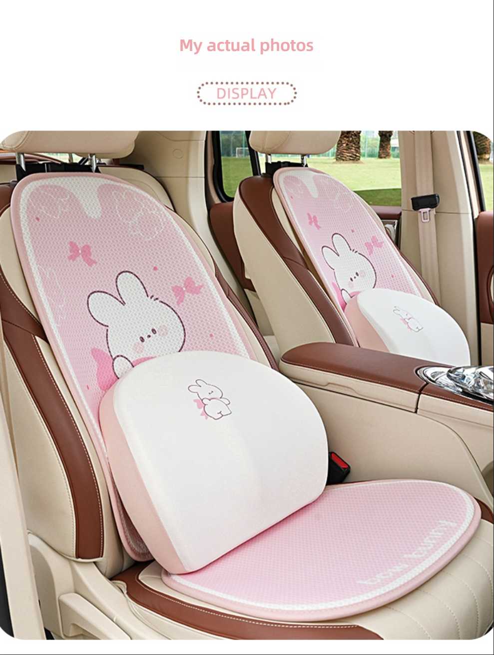 Cute Rabbit Car Headrest - Soft & Breathable | Wholesale & OEM - Image 11