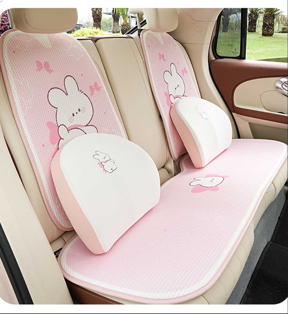 Cute Rabbit Car Headrest - Soft & Breathable | Wholesale & OEM - Image 13