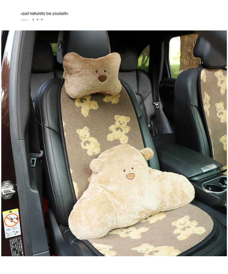Cute Bear Car Neck Pillow - Soft & Comfortable | Wholesale & Custom - Image 14