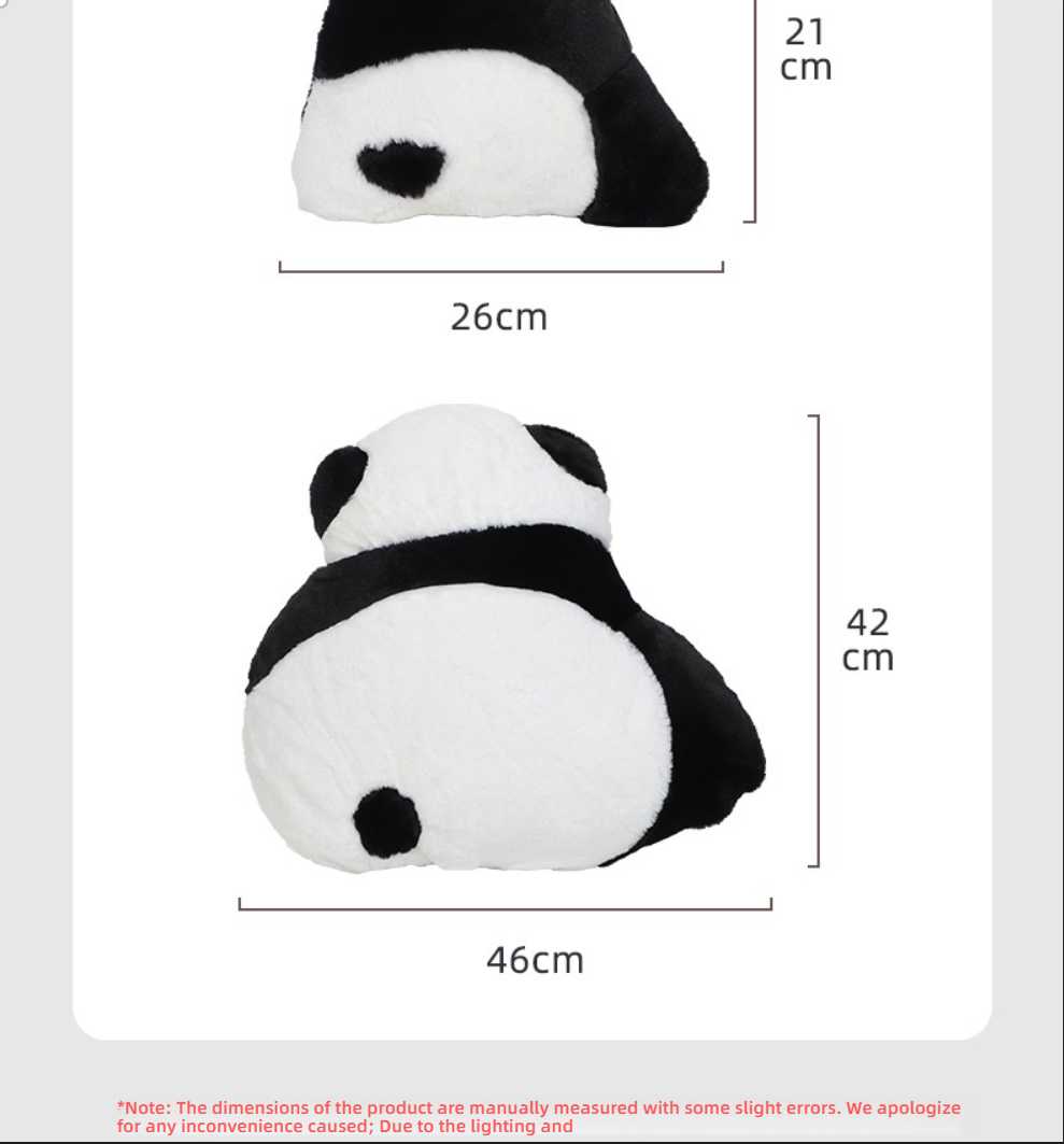 Cute Panda Car Headrest - Soft & Comfortable | Wholesale & Custom - Image 14