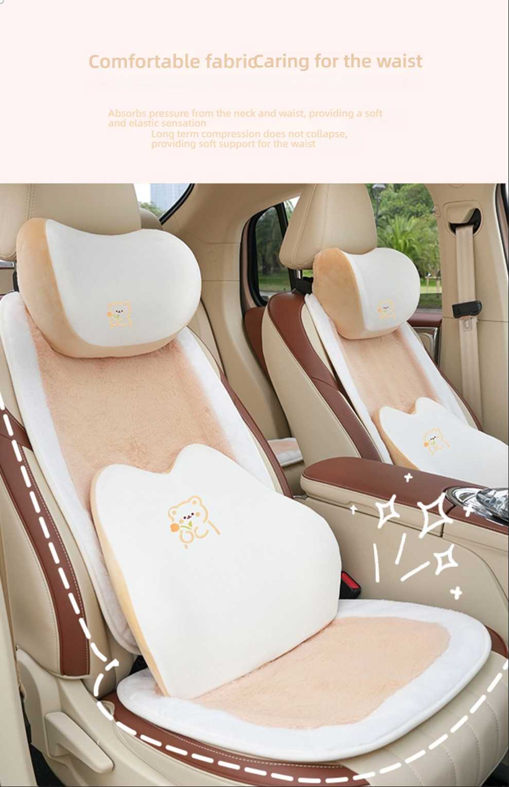 Cartoon Car Neck Pillow - Soft & Comfortable | Wholesale & Custom - Image 5