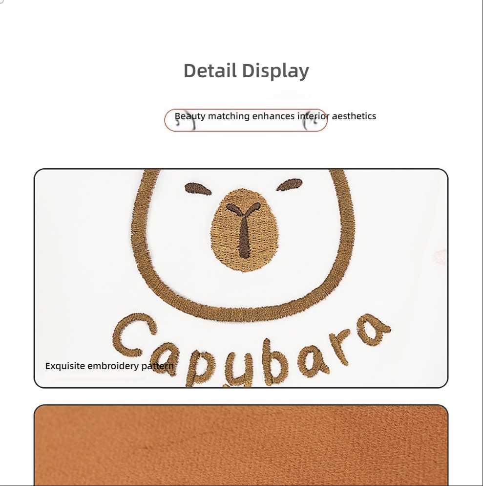 Capibara Car Pillow - Soft Memory Foam | Wholesale & Custom Logo - Image 11