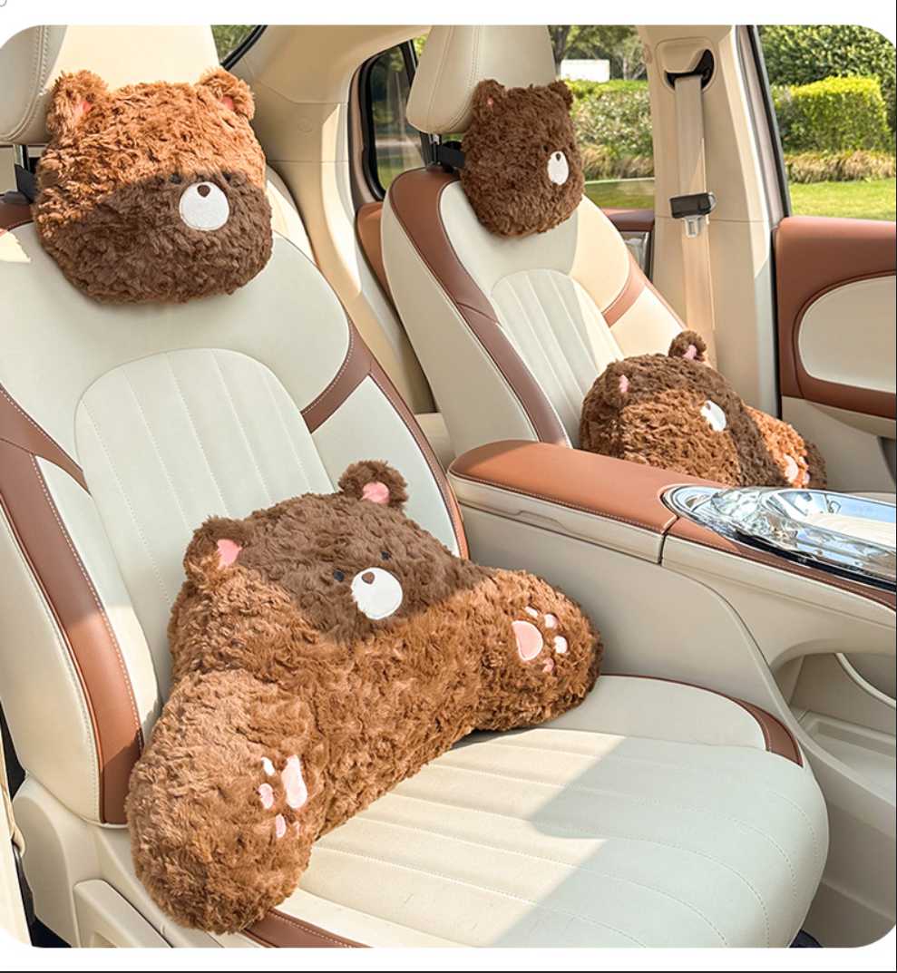 Cute Bear Car Seat Cushion - Soft & Comfortable | Wholesale & Custom Logo - Image 13
