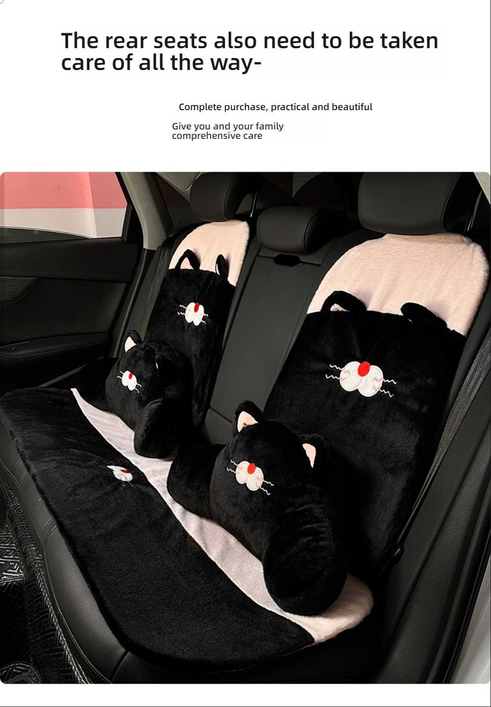Cute Cat Car Neck Pillow - Soft & Comfortable | Wholesale & Custom - Image 7