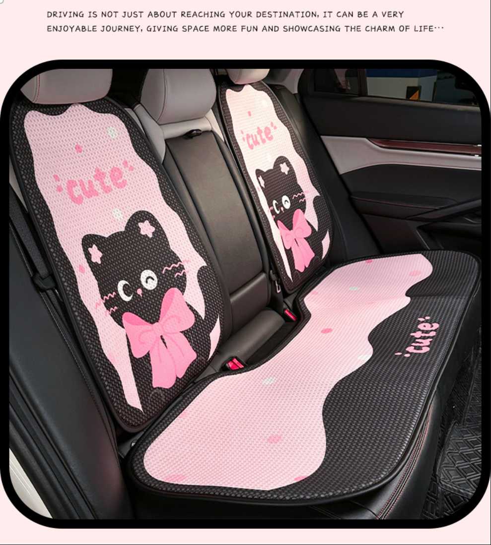 Cute Cartoon Cat Car Seat Cushion - Comfort & Non-Slip | Wholesale & Custom - Image 14
