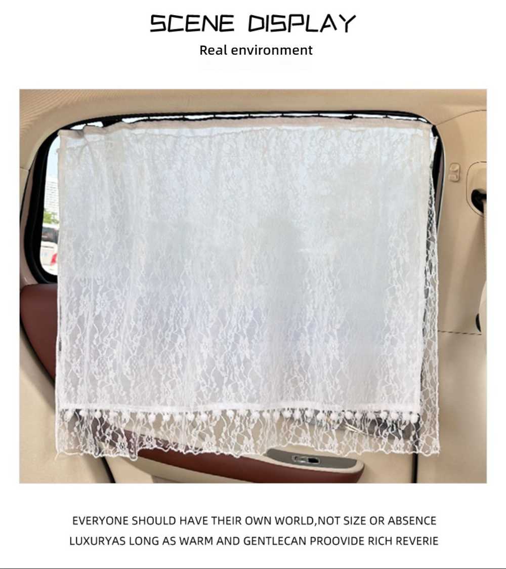 Lace Car Sunshade - Baby UV Protection | Wholesale & Custom Logo - Image 9