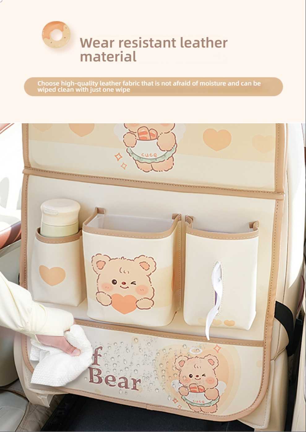 Car Backseat Organizer - Multi-Functional & Cartoon | Wholesale & Custom - Image 5