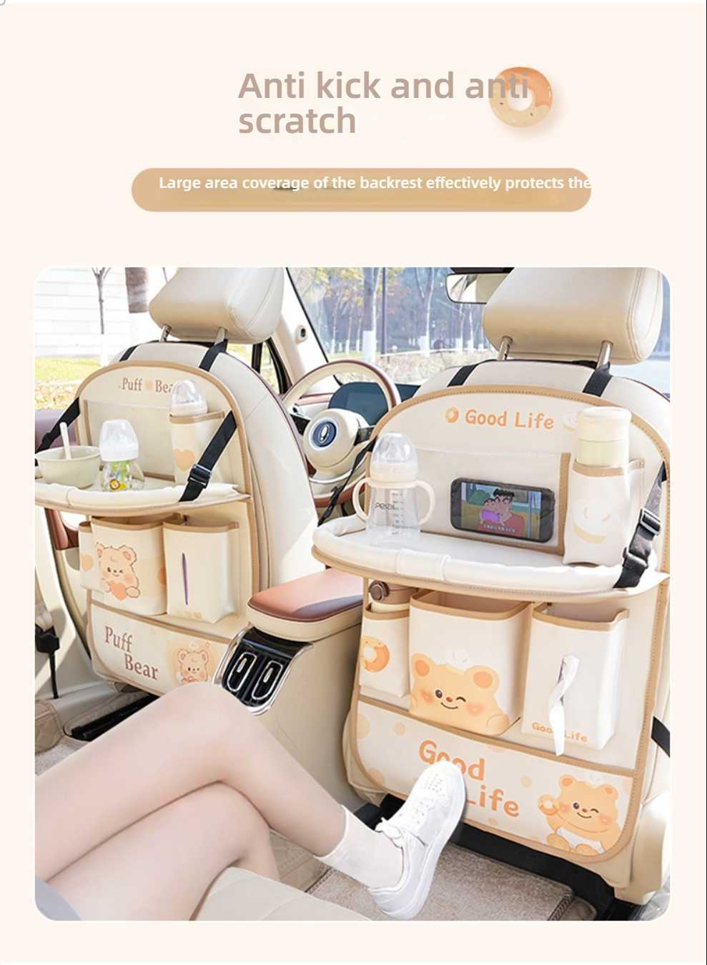 Car Backseat Organizer - Multi-Functional & Cartoon | Wholesale & Custom - Image 6