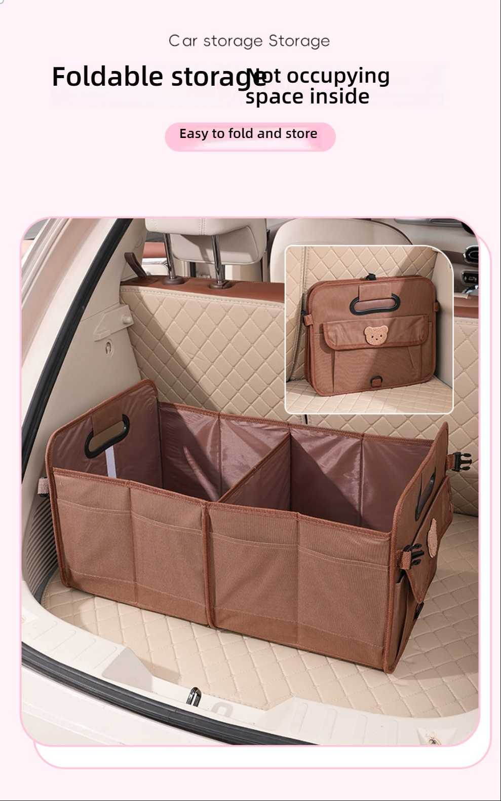 Car Trunk Organizer - Oxford Cloth & Large Capacity | Wholesale & Custom - Image 5