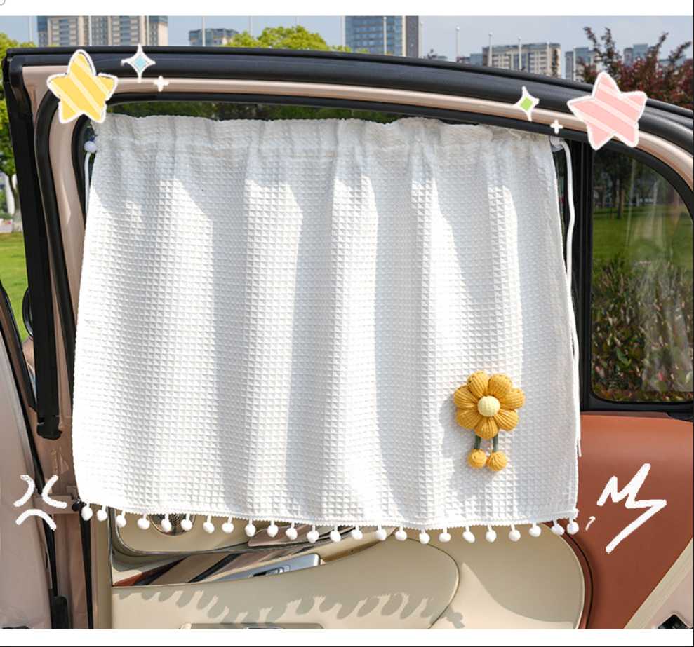 Cute Flower Car Sun Shade - Soft & Breathable | Wholesale & Custom Logo - Image 10