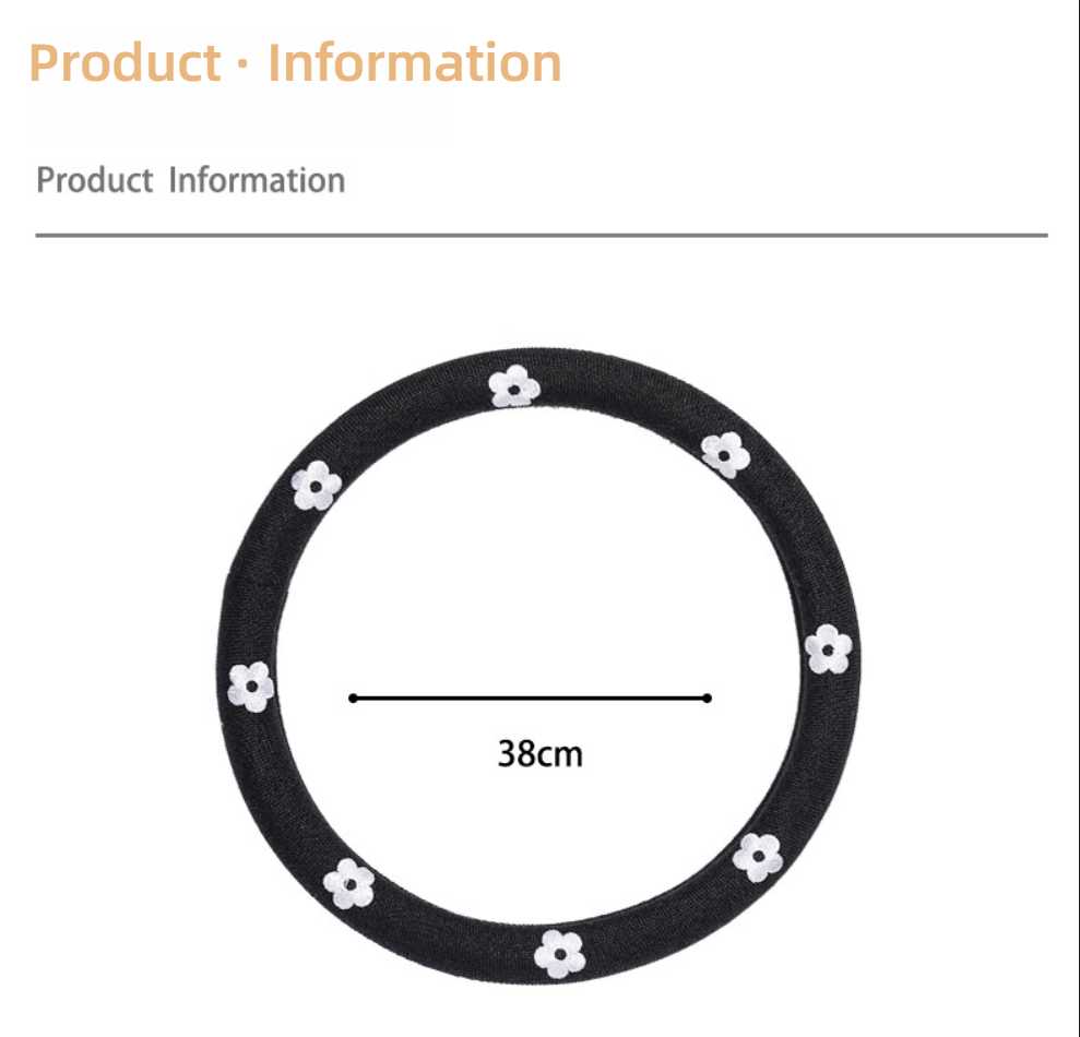 Cartoon Car Steering Wheel Cover - Soft & Breathable | Wholesale & Custom Logo - Image 5