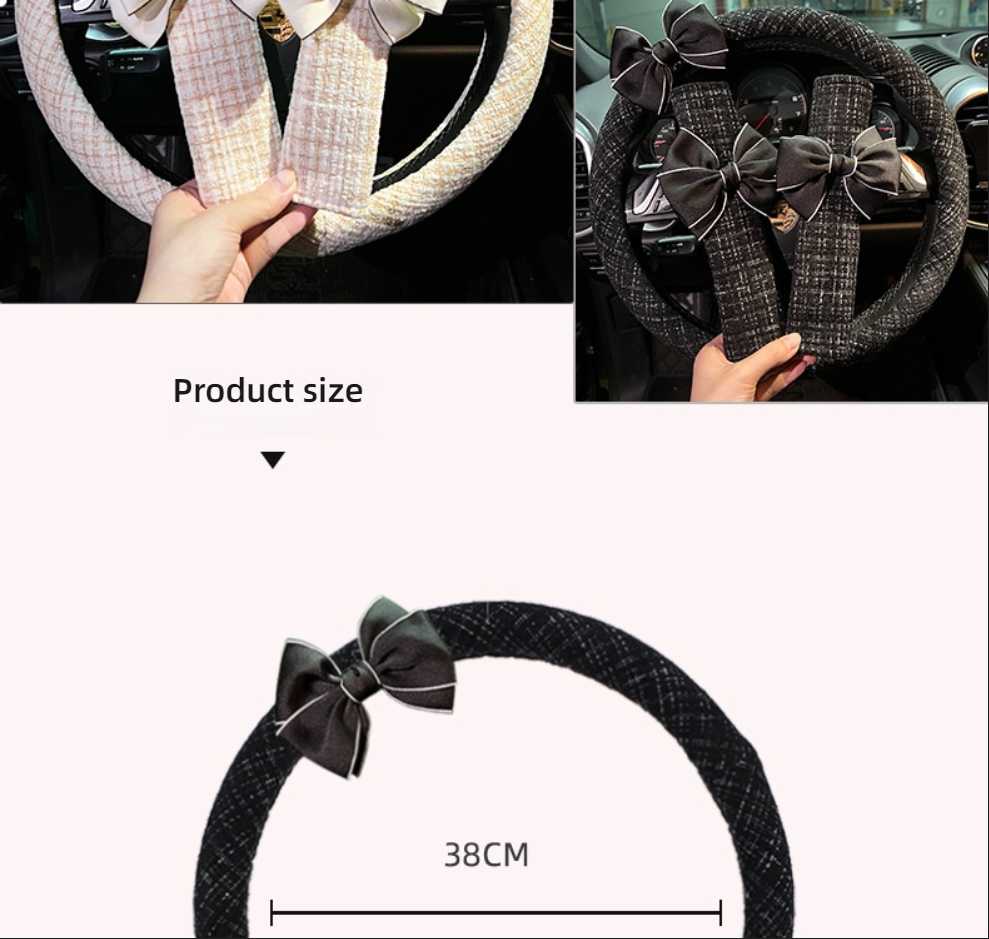 Cotton Linen Steering Wheel Cover - Soft & Breathable | Wholesale & Custom - Image 6