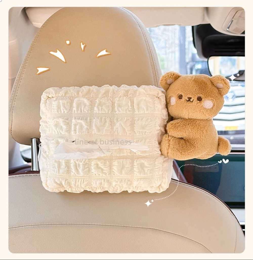 Cute Cartoon Car Tissue Box - Soft & Adorable | Wholesale & Custom Logo - Image 12