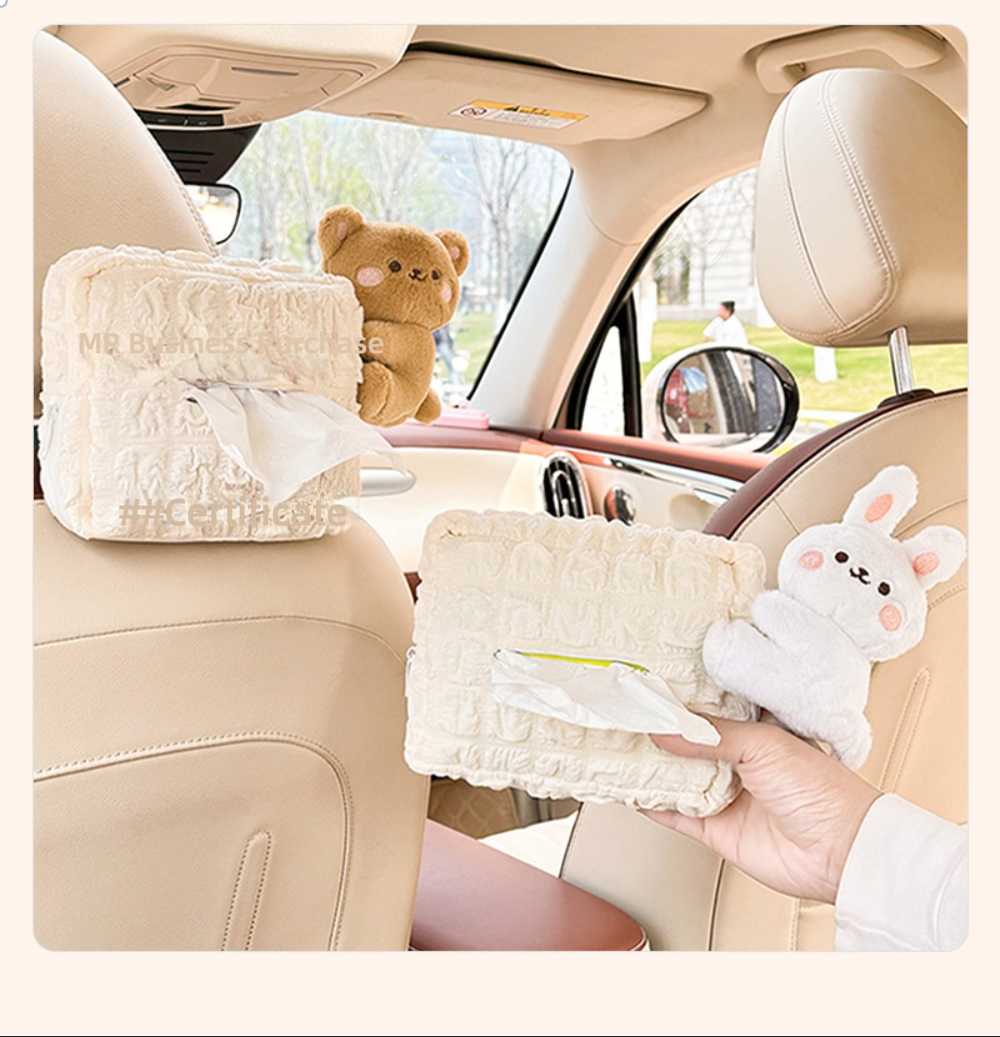 Cute Cartoon Car Tissue Box - Soft & Adorable | Wholesale & Custom Logo - Image 15