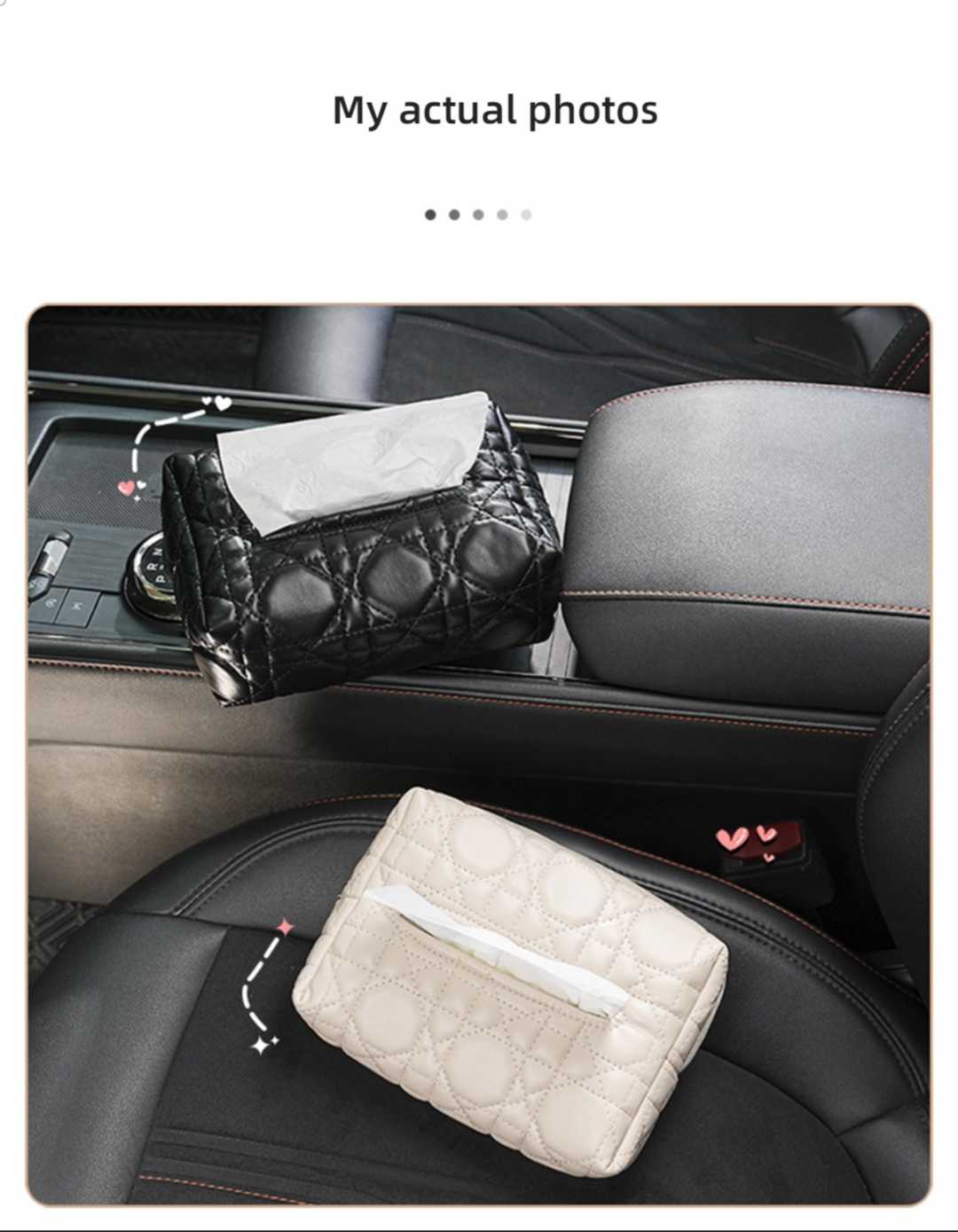 Leather Car Tissue Box - Premium Leather & Multi-Function | Wholesale & Custom Logo - Image 10