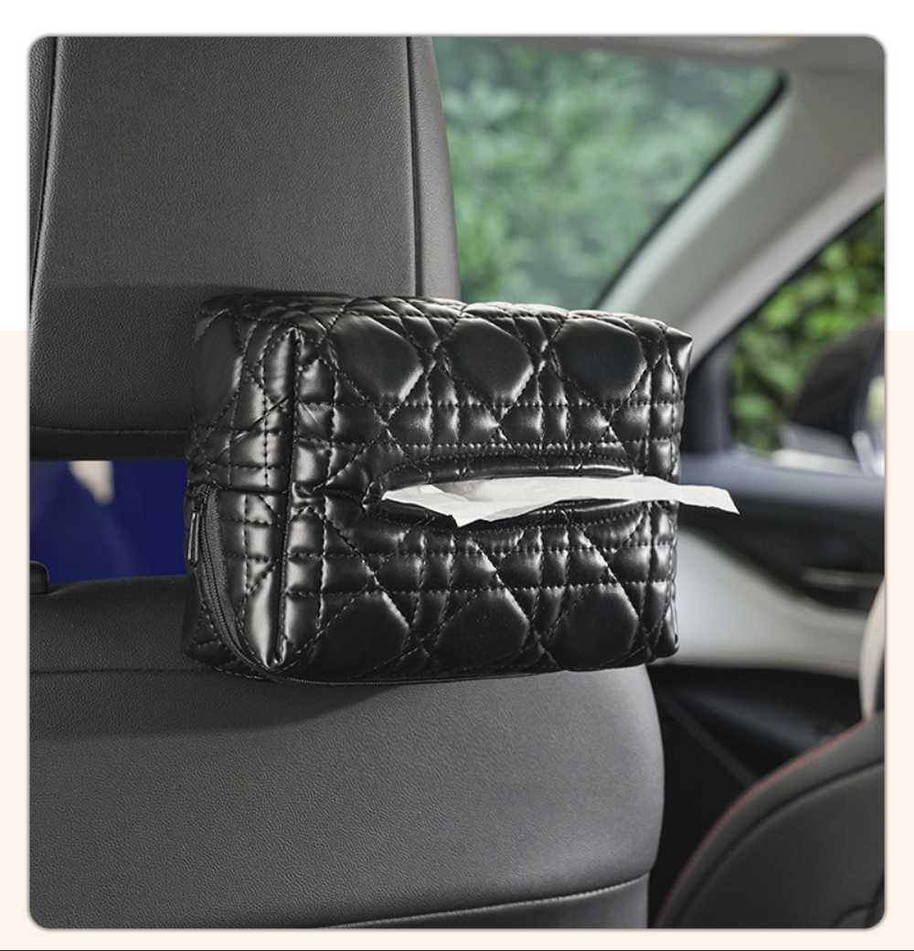 Leather Car Tissue Box - Premium Leather & Multi-Function | Wholesale & Custom Logo - Image 14