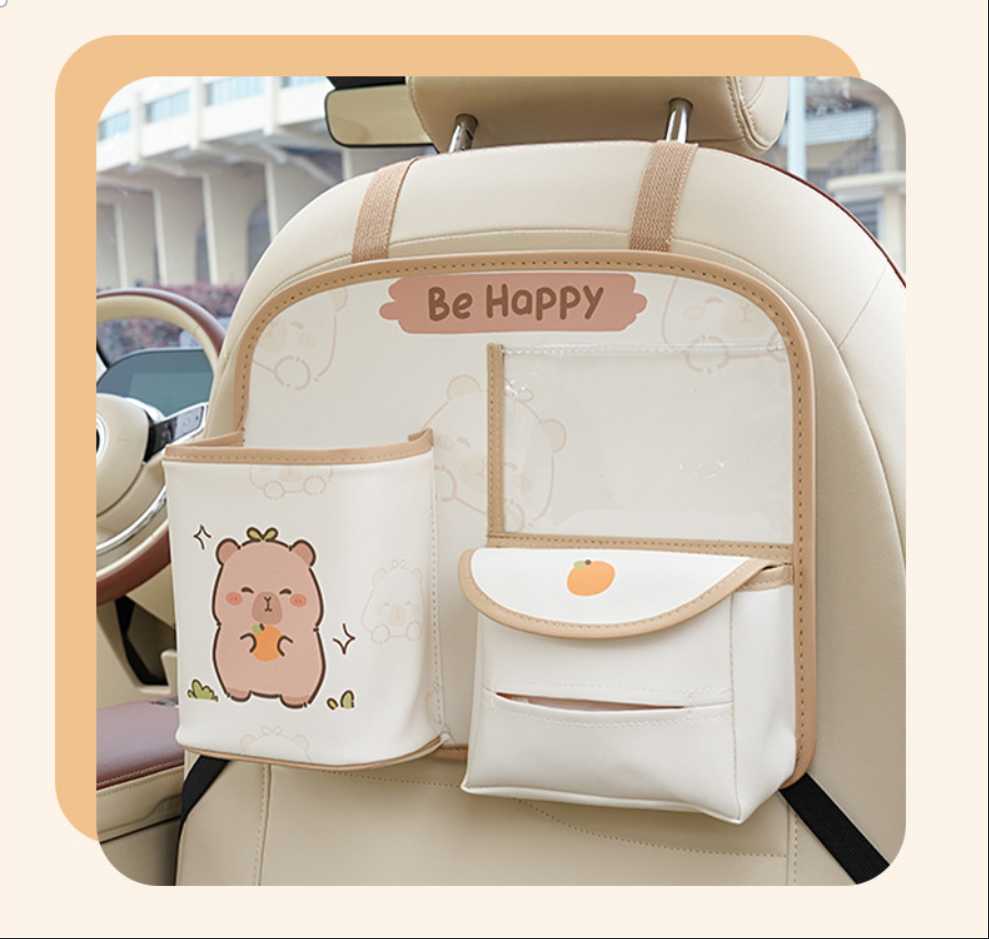 Car Seat Back Organizer - Multi-Functional Leather | Wholesale & Custom Logo - Image 11