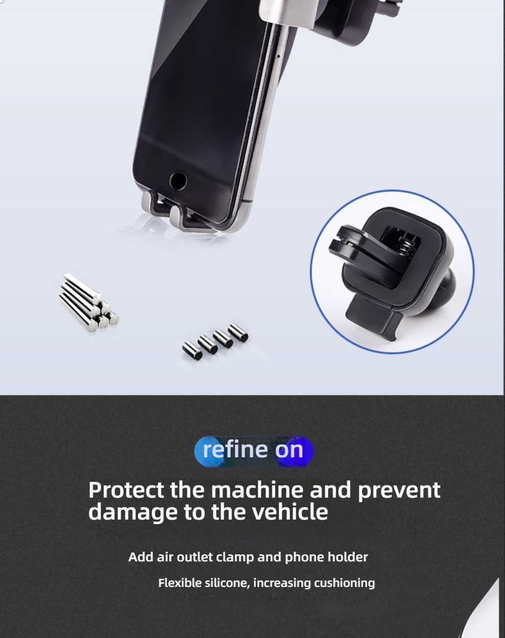 Rotatable Car Phone Mount - Creative & Adjustable | Wholesale & Custom - Image 7