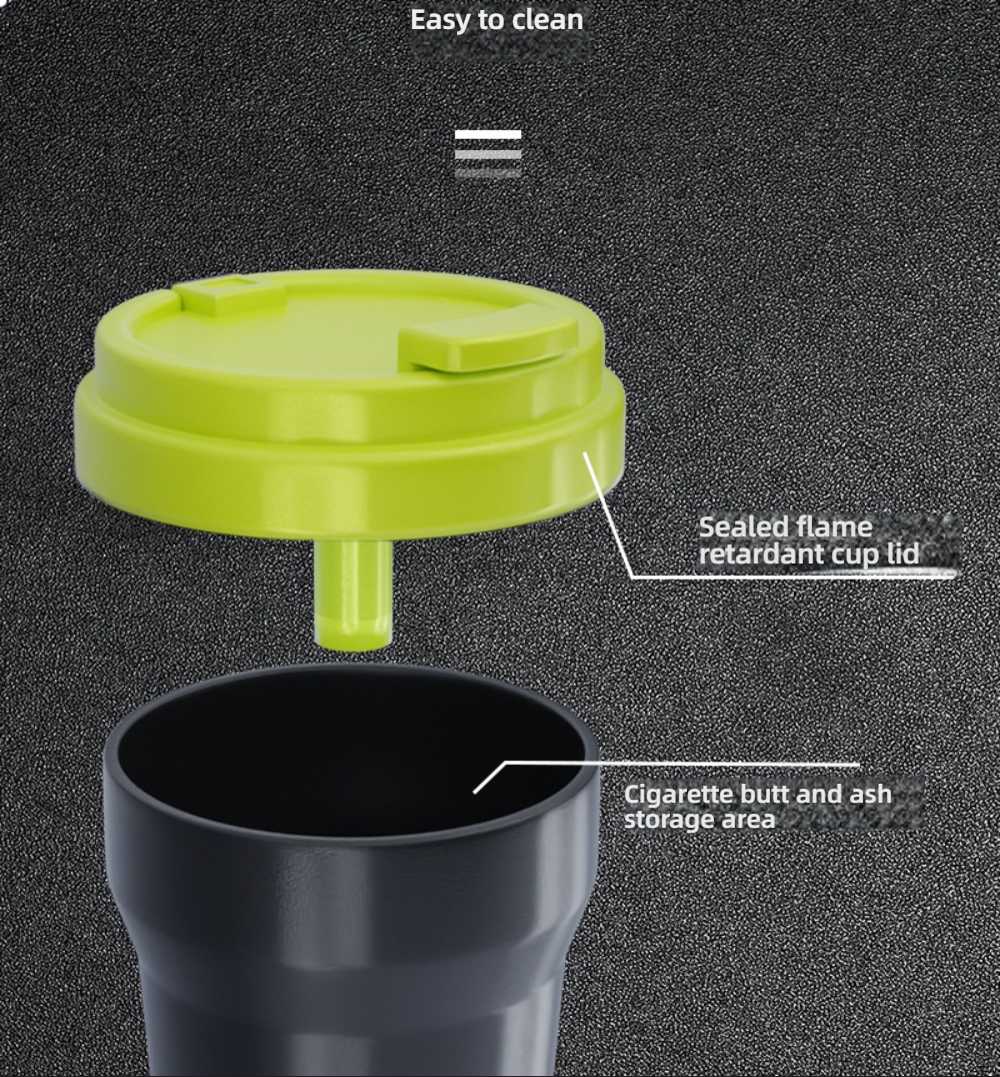Multifunctional Car Ashtray - Portable & Customizable | Wholesale & OEM - Image 6