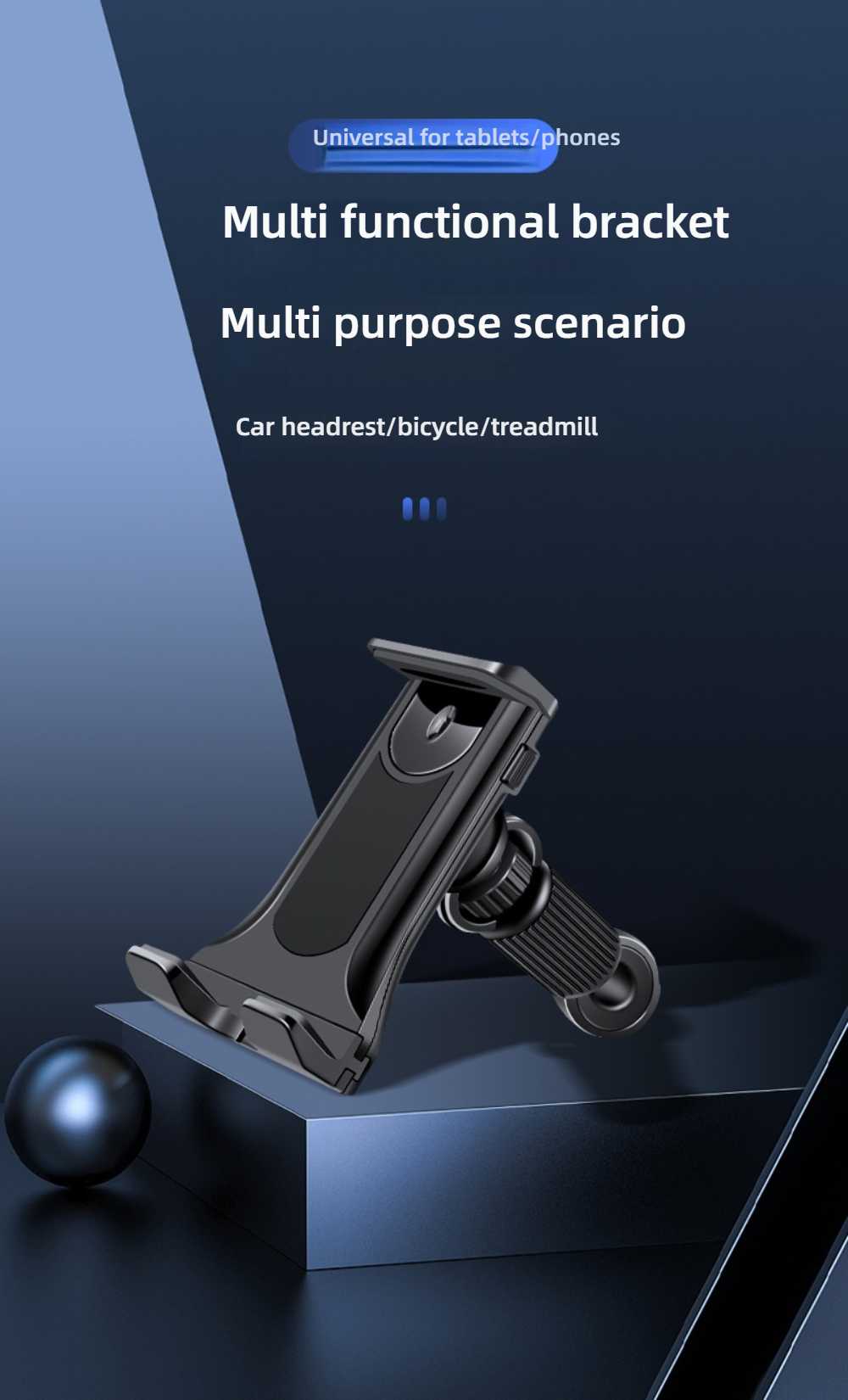 Universal Tablet Car Mount - Versatile & Durable | Wholesale & Custom Logo - Image 3