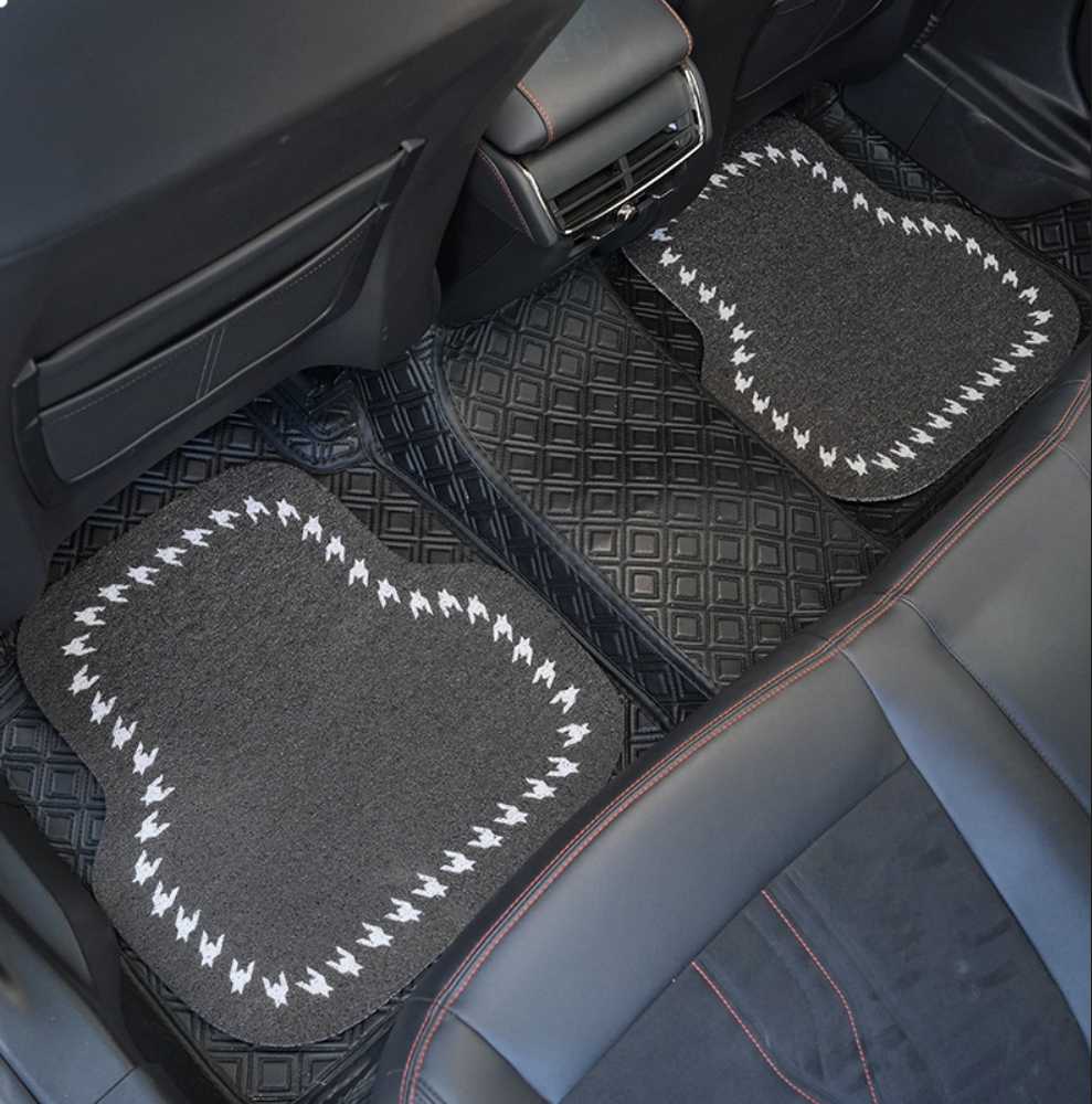 Houndstooth Silk Car Floor Mats - Durable & Non-Slip | Wholesale & Custom - Image 16