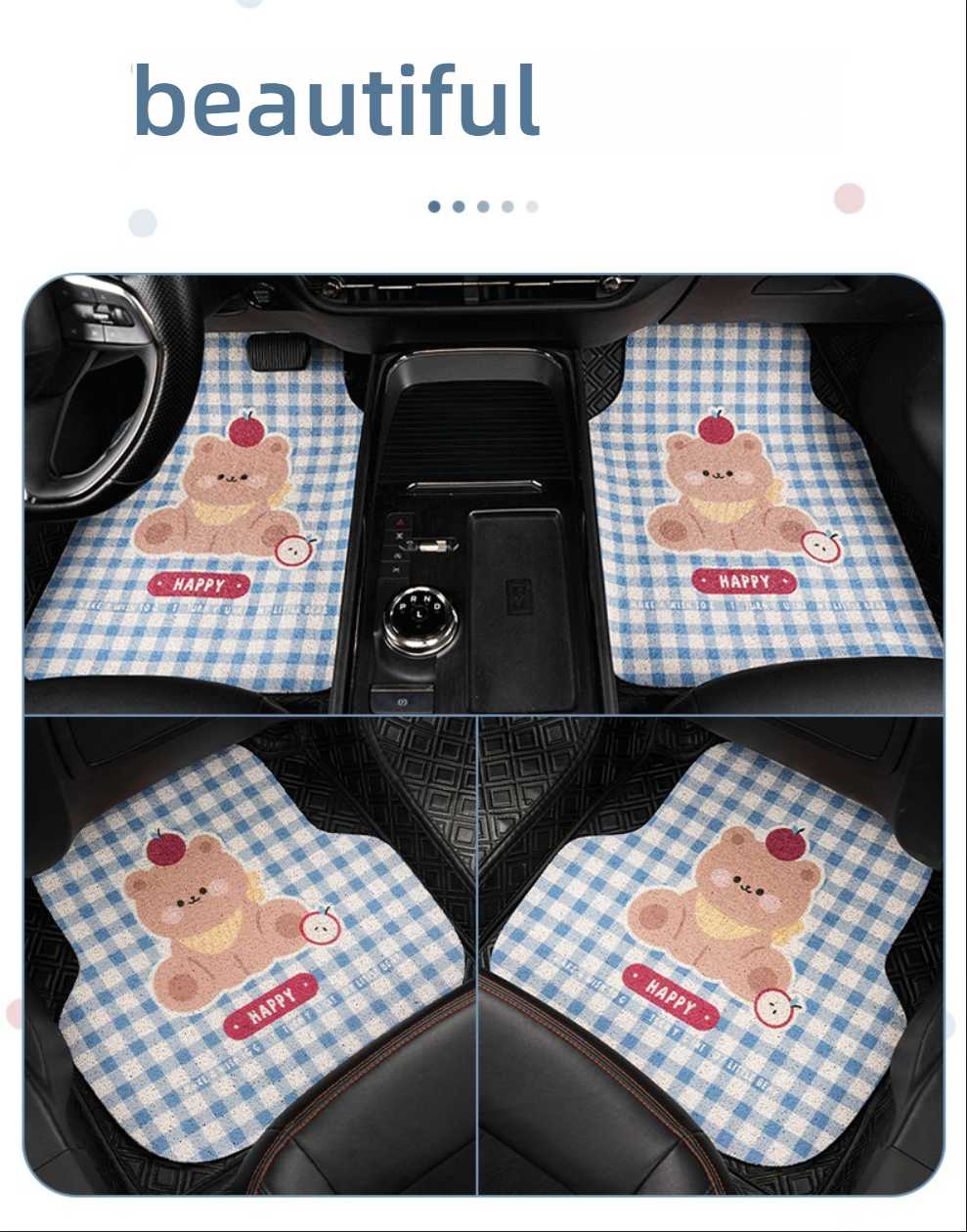 Cute Cartoon Car Floor Mat - Non-Slip & Durable | Wholesale & Custom - Image 5