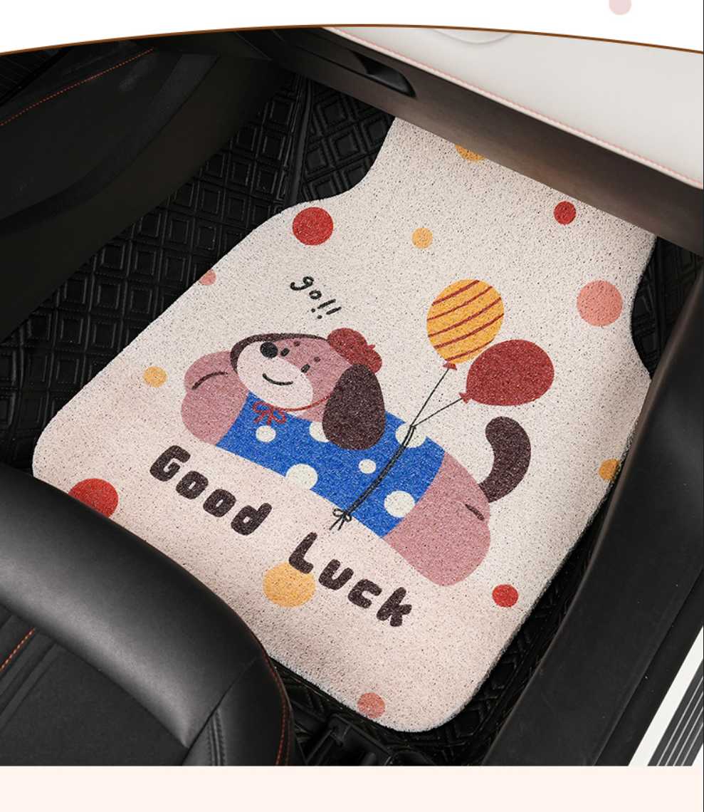 Cute Cartoon Car Floor Mat - Durable & Easy to Clean | Wholesale & Custom - Image 2