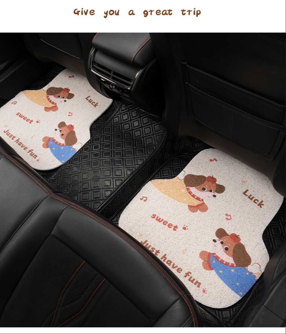 Cute Cartoon Car Floor Mat - Durable & Easy to Clean | Wholesale & Custom - Image 15