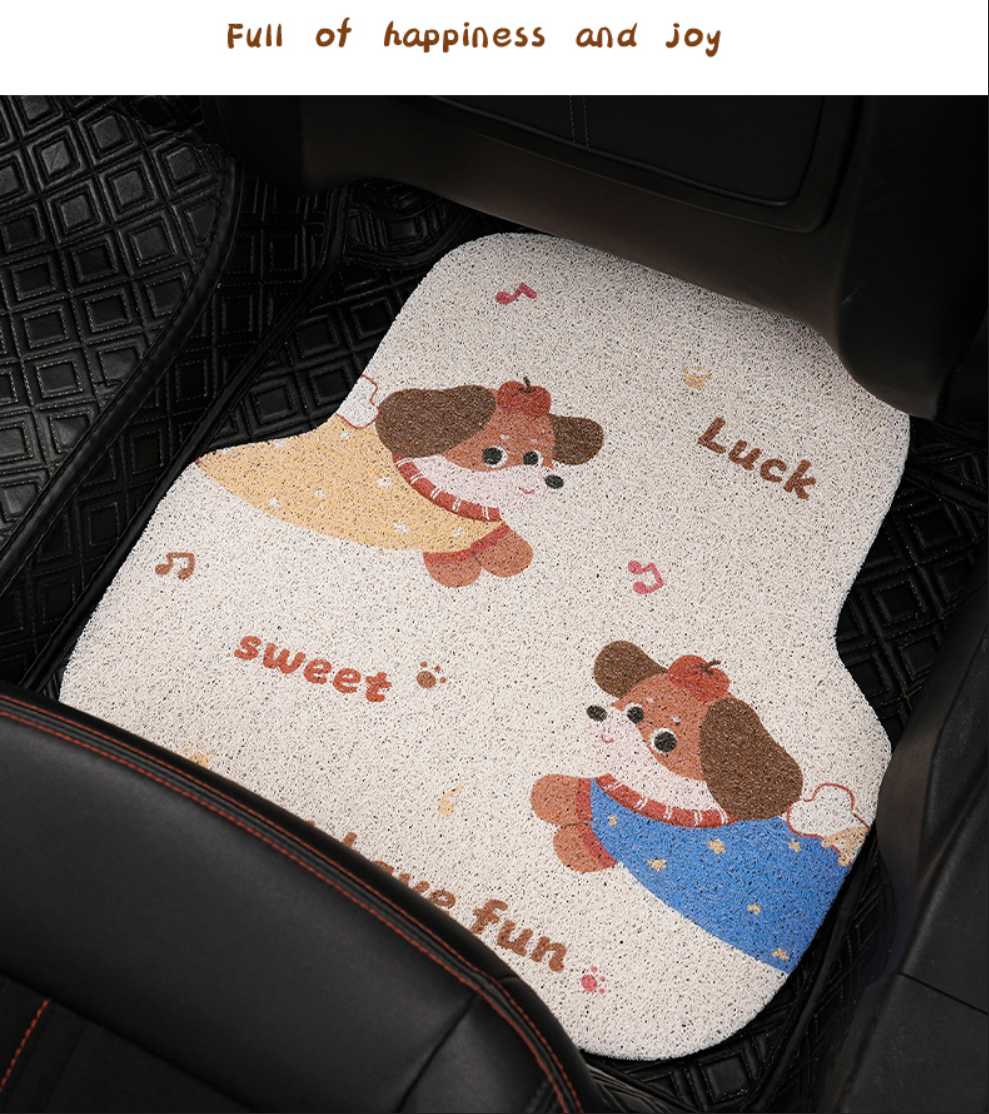 Cute Cartoon Car Floor Mat - Durable & Easy to Clean | Wholesale & Custom - Image 17