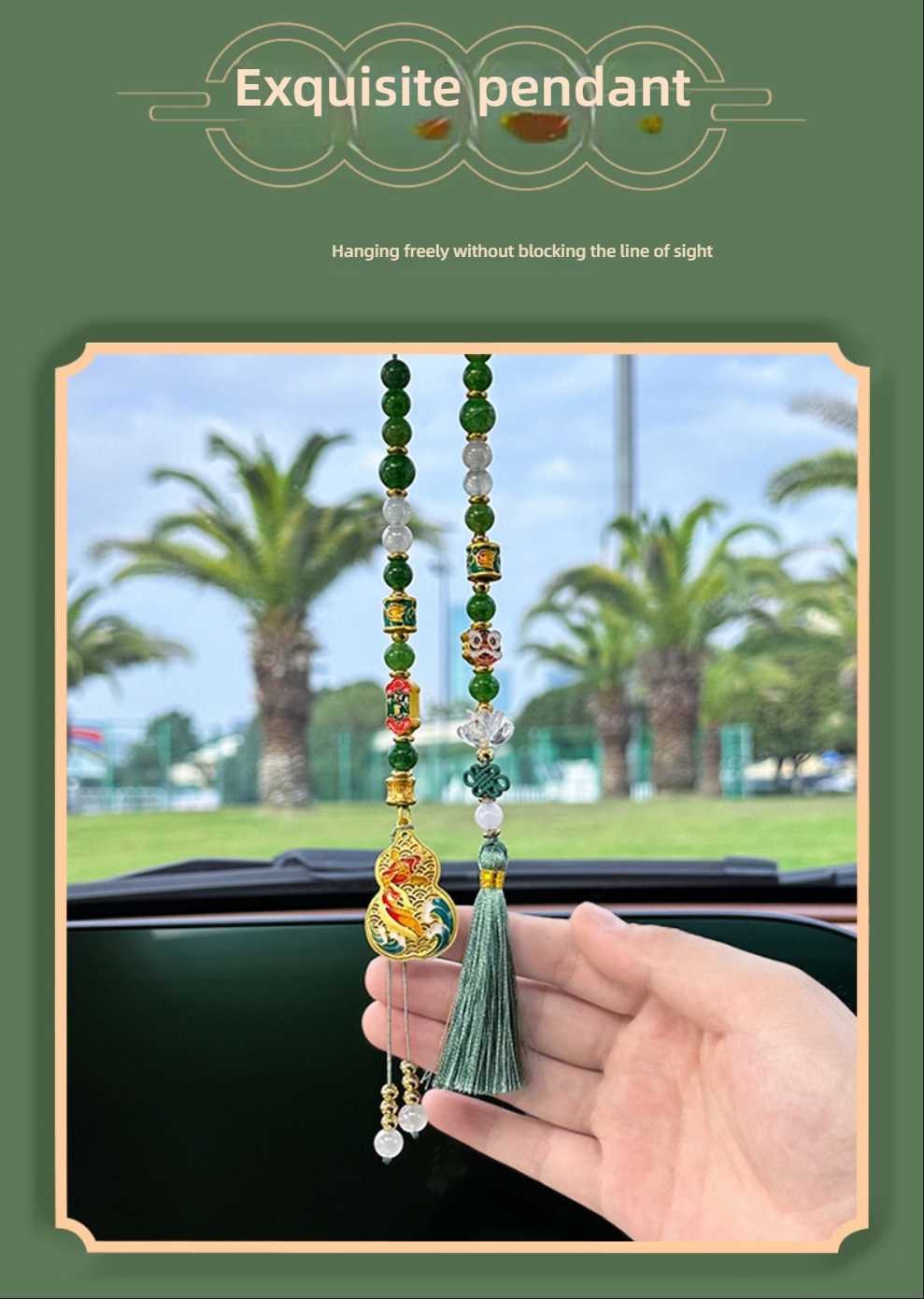 Vintage Beaded Car Charm - Handcrafted & Stylish | Wholesale & Custom - Image 6