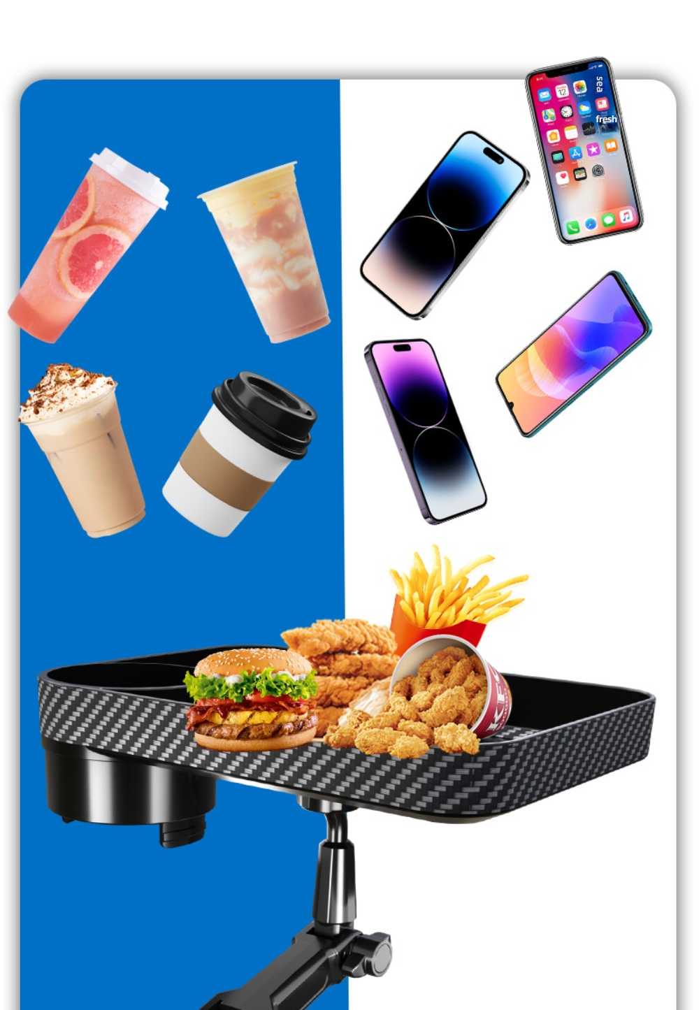 Rotating Car Cup Holder - Large & Adjustable | Wholesale & Custom - Image 4