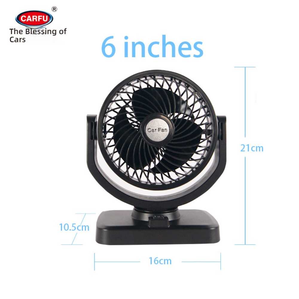 Powerful Car Fan - Single Head 24V/12V Universal | Wholesale & Custom - Image 3