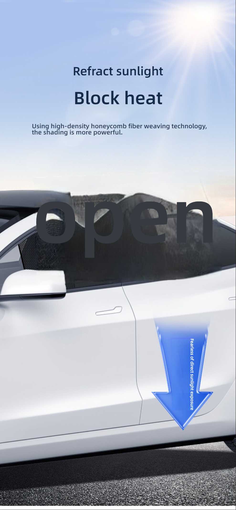 Magnetic Car Sunshade - Dual Layer & Magnetic | Wholesale & Custom - Image 6
