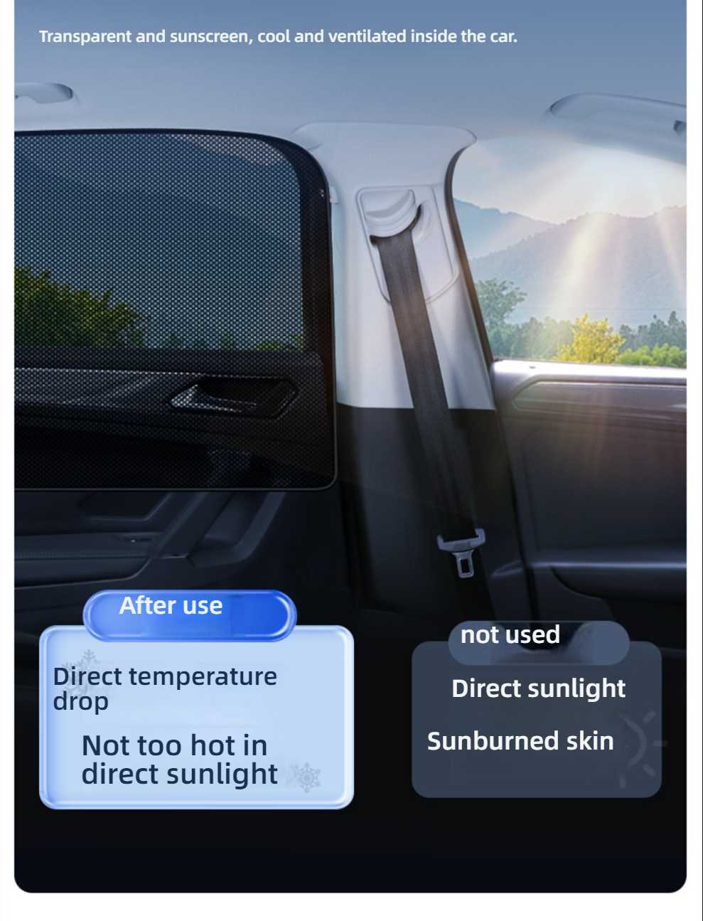 Magnetic Car Sunshade - Dual Layer & Magnetic | Wholesale & Custom - Image 7