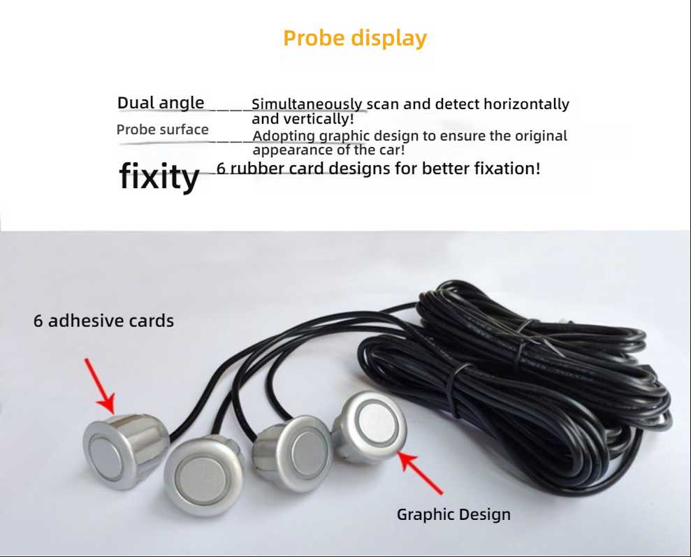 Voice Buzzer Reverse Radar - 4 Probes & LED | OEM & Wholesale - Image 7