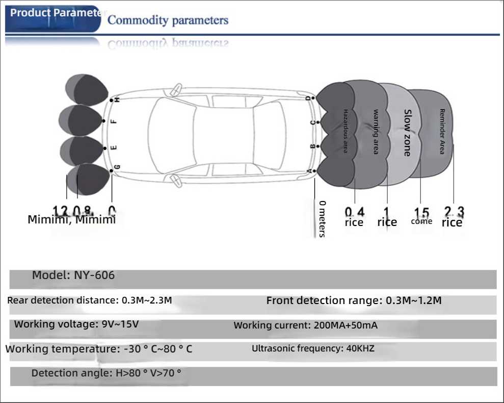 Universal Car Reverse Radar - Parking Aid | Wholesale & Custom - Image 12