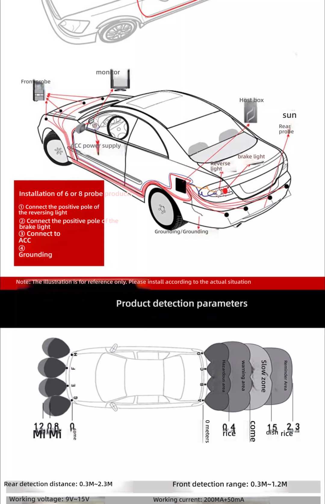 Voice Buzzer Reverse Radar - Parking Alert & Image | Wholesale & OEM - Image 14
