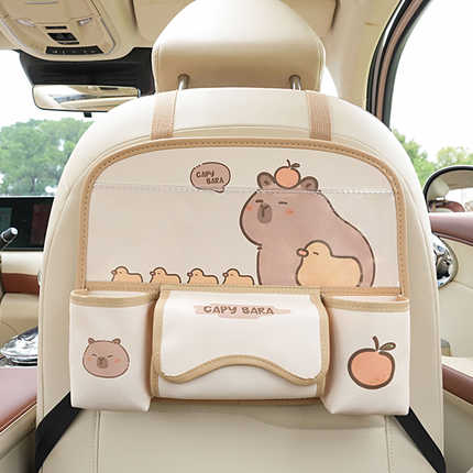 Capybara Leather Car Organizer - Soft & Durable | Wholesale & Custom - Image 9